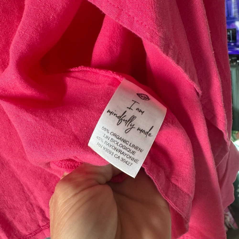 Nic+Zoe linen Pink Jacket - Picture 5 of 8